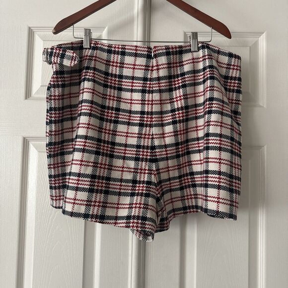 Womens Plaid Skorts Plus Size 3X Lined Academia Preppy Classic - Picture 6 of 12